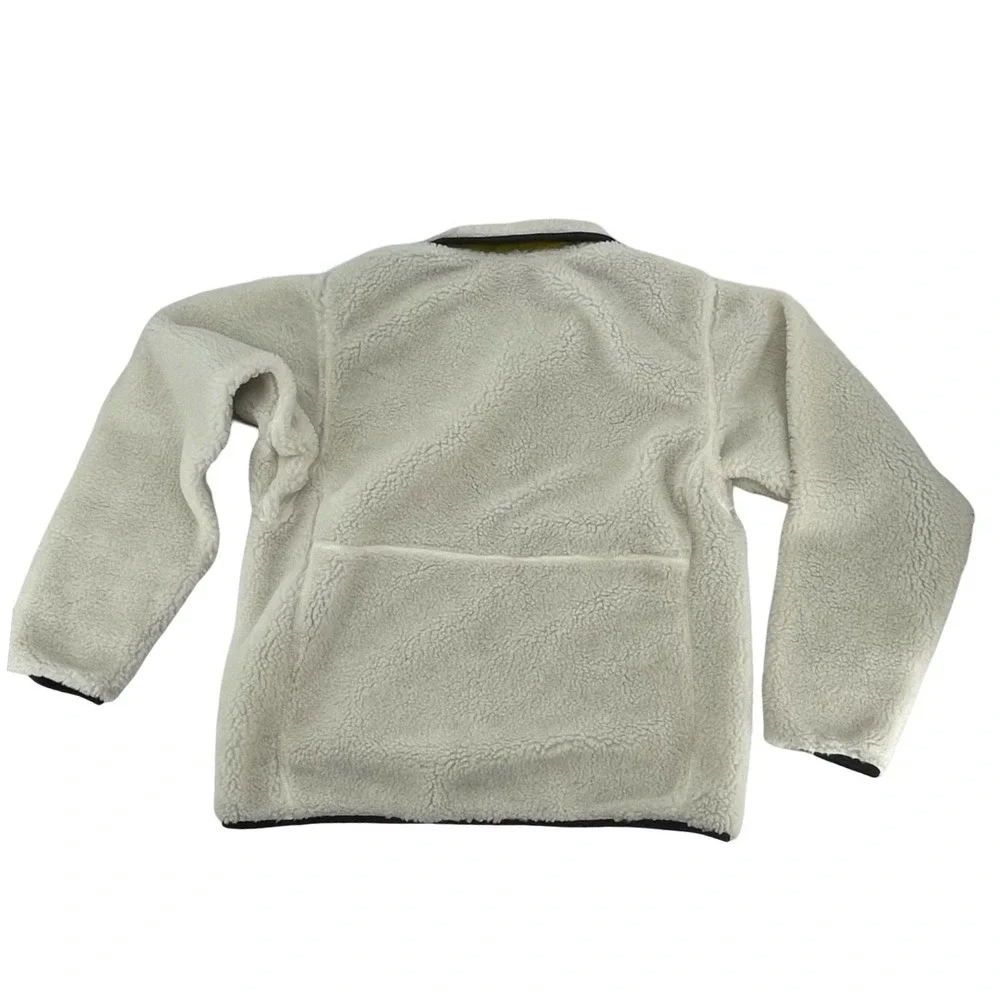 The North Face Fleece Pullover Dunraven Sherpa Small White Excellent